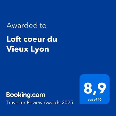 Loft Coeur Du Vieux Lyon Leilighet Eksteriør bilde