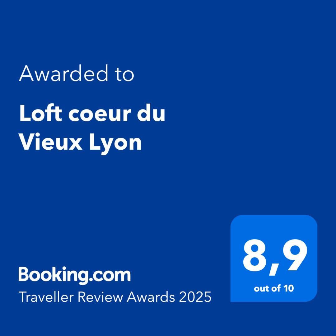 Loft Coeur Du Vieux Lyon Leilighet Eksteriør bilde